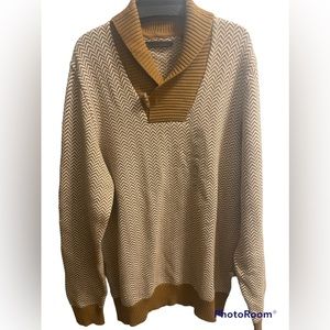 NWT Sean John Cowl Necked Chevron Sweater Sz 3XL